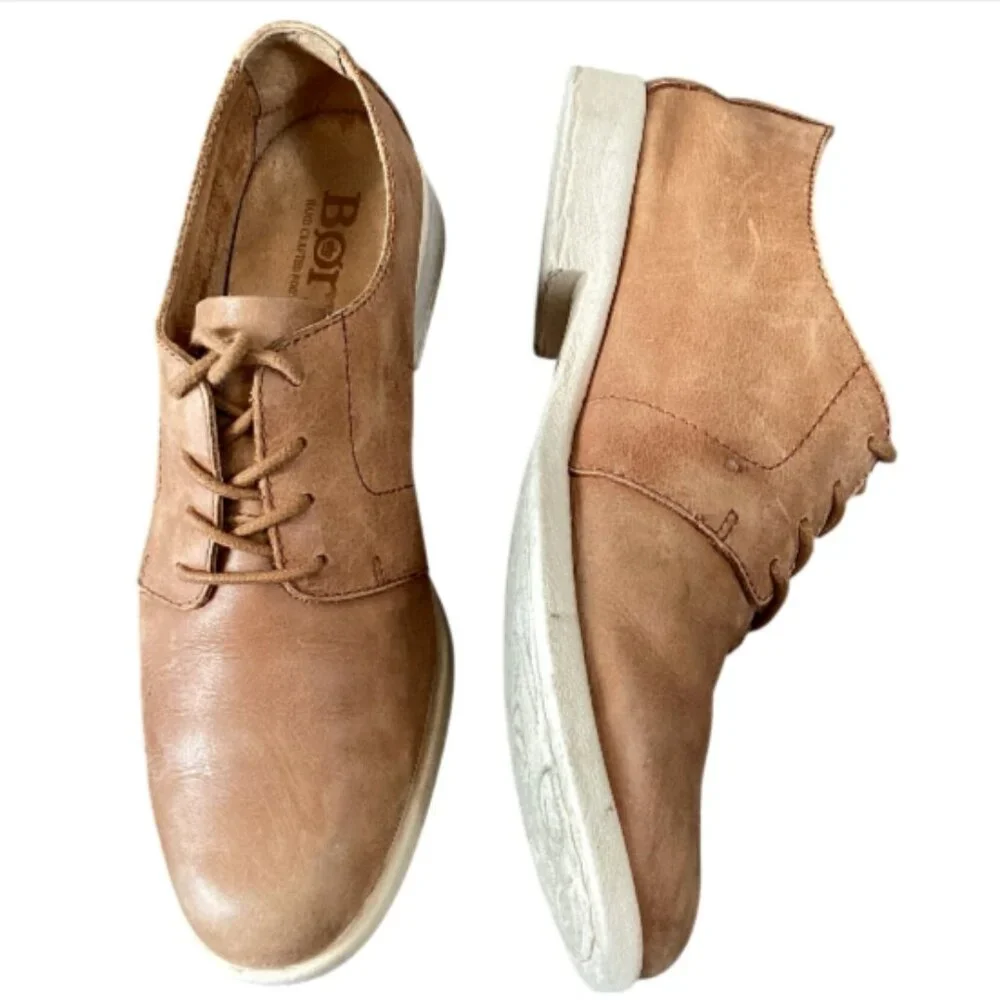 Born Passi Derby Lace Up Leather Oxford 8.5M‎ #150R